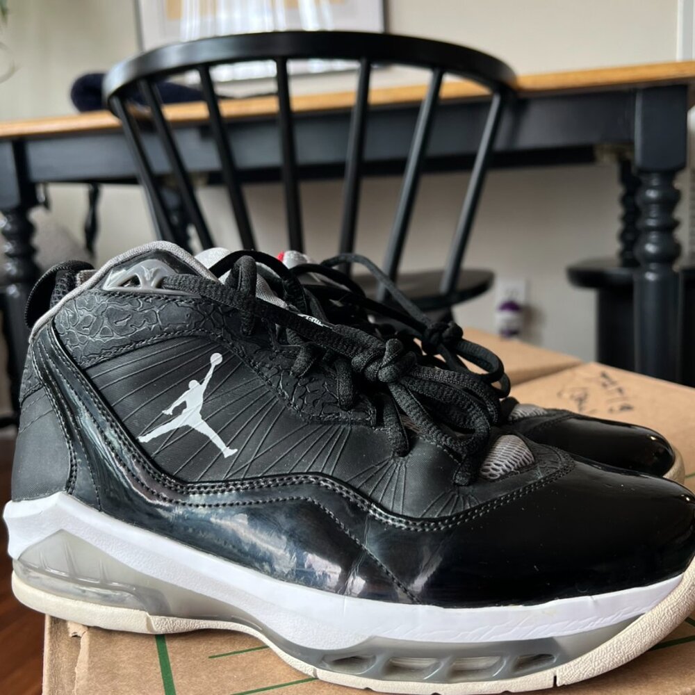 Nike Air Jordan Melo M8 Black/White-Varsity Red
